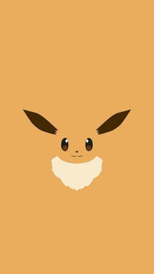 Cute Eevee Minimalist Artwork Wallpaper