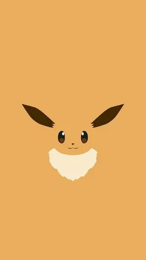 Cute Eevee Minimalist Artwork Wallpaper