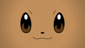 Cute Eevee Pokemon Face Close-up Wallpaper