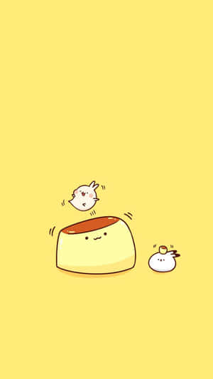 Cute Food Iphone Molang Wallpaper