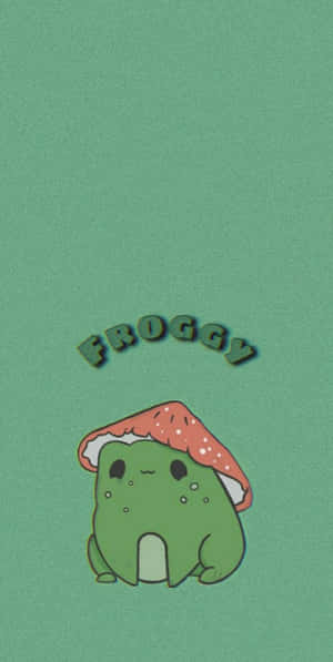 Cute Froggyi Phone Wallpaper Wallpaper