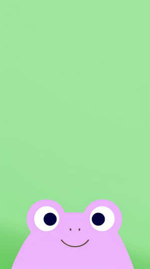 Cute Frogi Phone Wallpaper Wallpaper