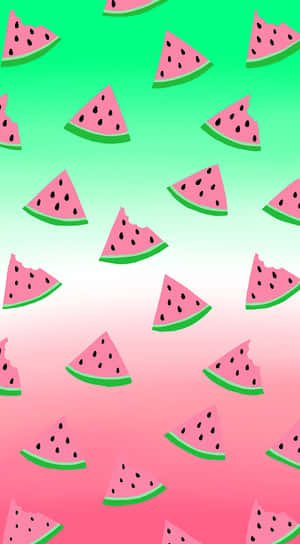 Cute Fruit Summer Watermelon Wallpaper