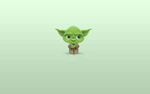 Cute Funny Star Wars Yoda Wallpaper