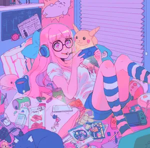 Cute Gamer Girl Pfp Wallpaper