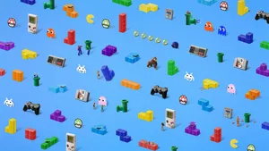 Cute Gaming Icons Pattern Wallpaper