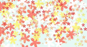 Cute Girly Flowers Wallpaper