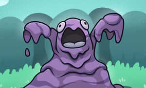Cute Grimer Desktop Wallpaper