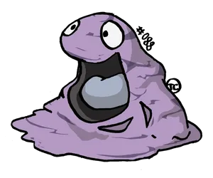 Cute Grimer Desktop Wallpaper
