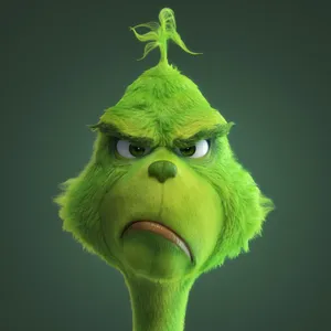 Cute Grinch From 1957 Children's Book Wallpaper