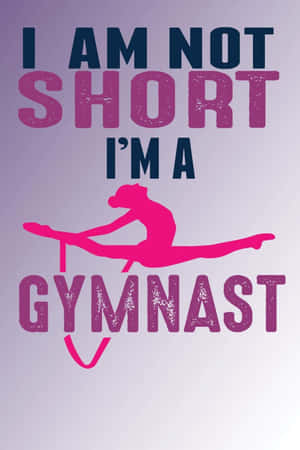 Cute Gymnastics Quote Wallpaper