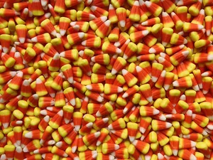 Cute Halloween Candy Corns Wallpaper