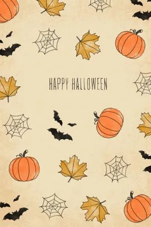 Cute Halloween Iphone Symbols Wallpaper