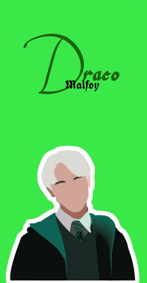 Cute Harry Potter Draco Neon Green Wallpaper