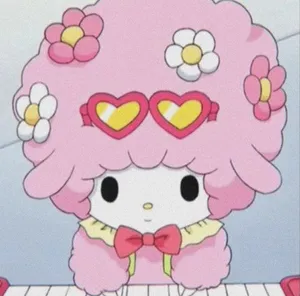 Cute Heart Glasses Sanrio Pfp Wallpaper