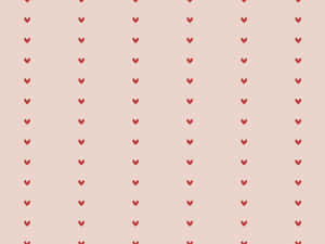 Cute Heart Pattern Aesthetic Wallpaper Wallpaper