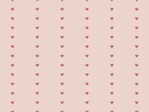 Cute Heart Pattern Aesthetic Wallpaper Wallpaper