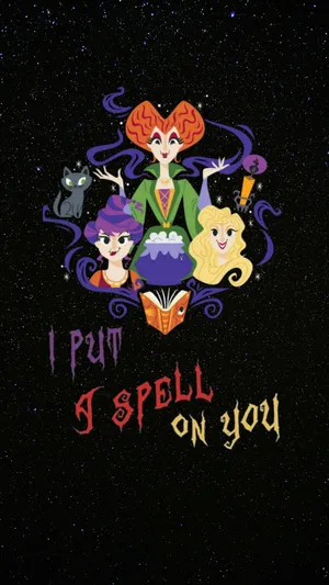 Cute Hocus Pocus Spell Cast Wallpaper
