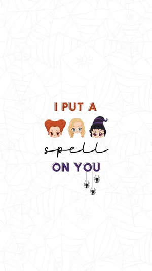 Cute Hocus Pocus Spell Quote Wallpaper