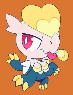 Cute Jangmo-o Sticking Tongue Out Wallpaper