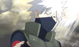 Cute Kakashi Hatake Anime Wink Wallpaper