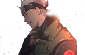 Cute Kakashi Hatake Side Profile Naruto Wallpaper