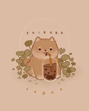 Cute Kawaii Aesthetic Shiboba Wallpaper