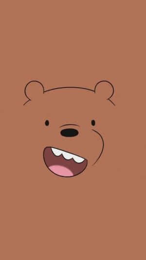 Cute Kawaii Bear Wallpaper Wallpaper