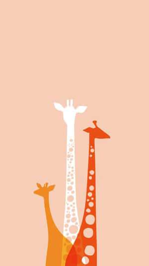 Cute Kawaii Giraffe Wallpaper Wallpaper