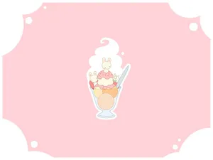 Cute Kawaii Ice Cream Ipad Wallpaper