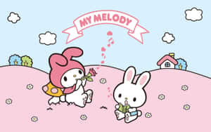 Cute Kawaii My Melody Desktop Wallpaper