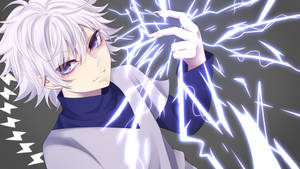 Cute Killua Electric Power Wallpaper