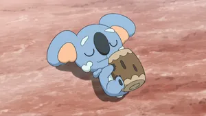 Cute Komala Lying On Ground Wallpaper