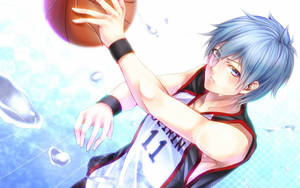 Cute Kuroko With Ball Wallpaper