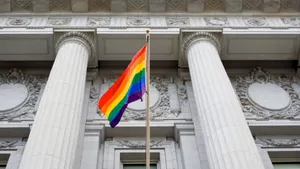 Cute Lgbt Rainbow Flag San Francisco City Hall Wallpaper