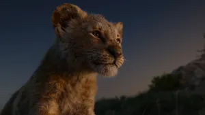 Cute Lion King 2019 Simba Cub Wallpaper
