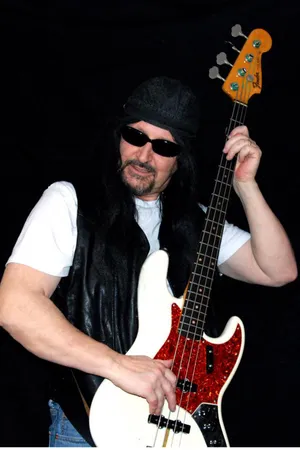 Cute Marc Mero Holdin Guitar Wallpaper