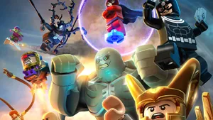 Cute Marvel Superheroes Lego Wallpaper