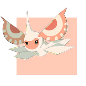 Cute Masquerain Pink Square Wallpaper