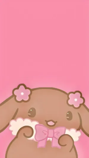 Cute Mocha Sanrio Character Wallpaper