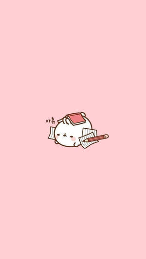 Cute Molang Bunny Profile Picture Wallpaper