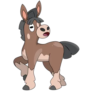 Cute Mudbray White Background Wallpaper