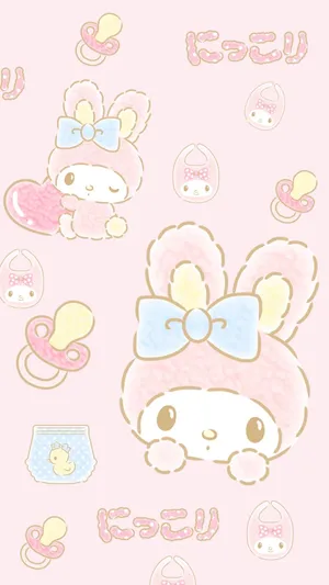 Cute My Melody Baby Sanrio Character Wallpaper