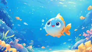 Cute Ocean Fish Wallpaper
