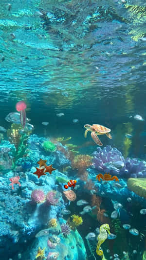 Cute Ocean Life Wallpaper
