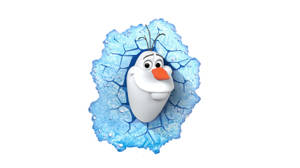 Cute Olaf Head Art Wallpaper