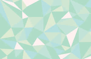 Cute Pastel Green Shiny Gem Texture Wallpaper