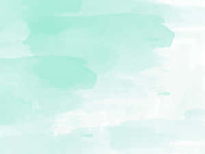 Cute Pastel Green Watercolor Strokes Wallpaper