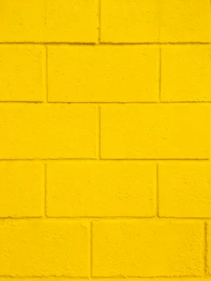 Cute Pastel Yellow Brick Wall Wallpaper