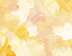 Cute Pastel Yellow Paint Strokes Wallpaper